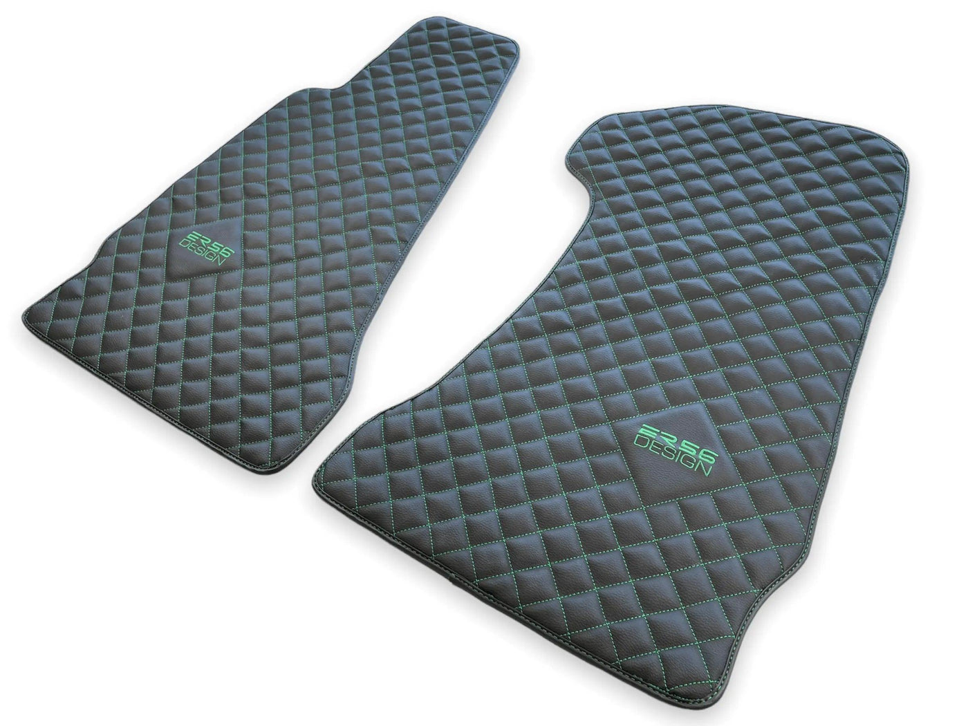 Leather Floor Mats For Aston Martin DB11 (2016–2023) ER56 Design - AutoWin