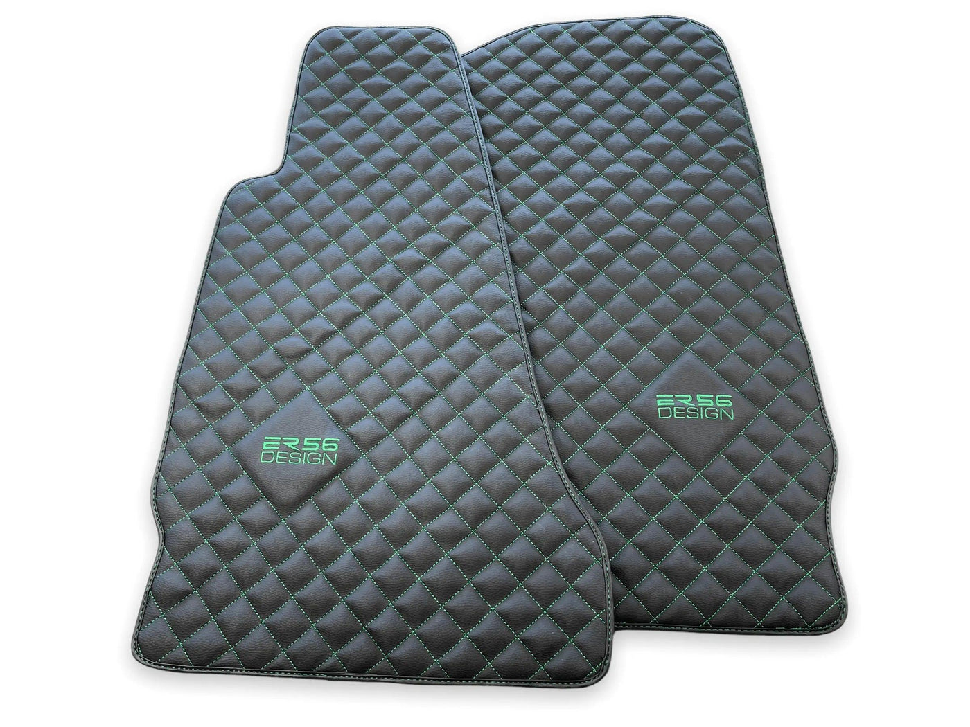 Leather Floor Mats For Aston Martin DB11 (2016–2023) ER56 Design - AutoWin