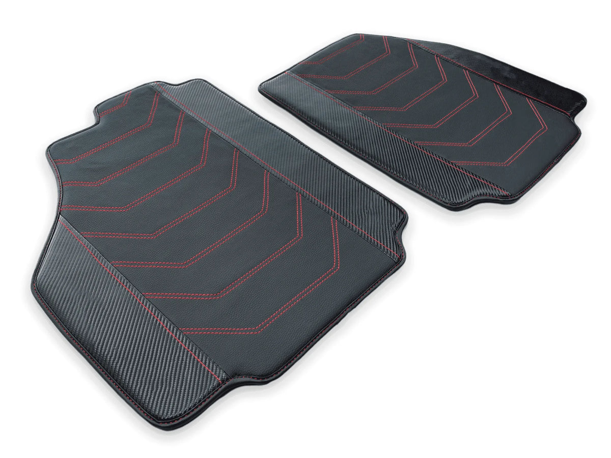 Leather Floor Mats for Ferrari 458 Speciale 2012-2015 with Carbon Fiber