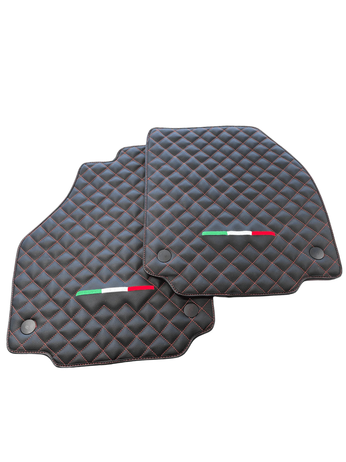 Leather Floor Mats For Ferrari F8 Spider 2019-2022 Italian Edition