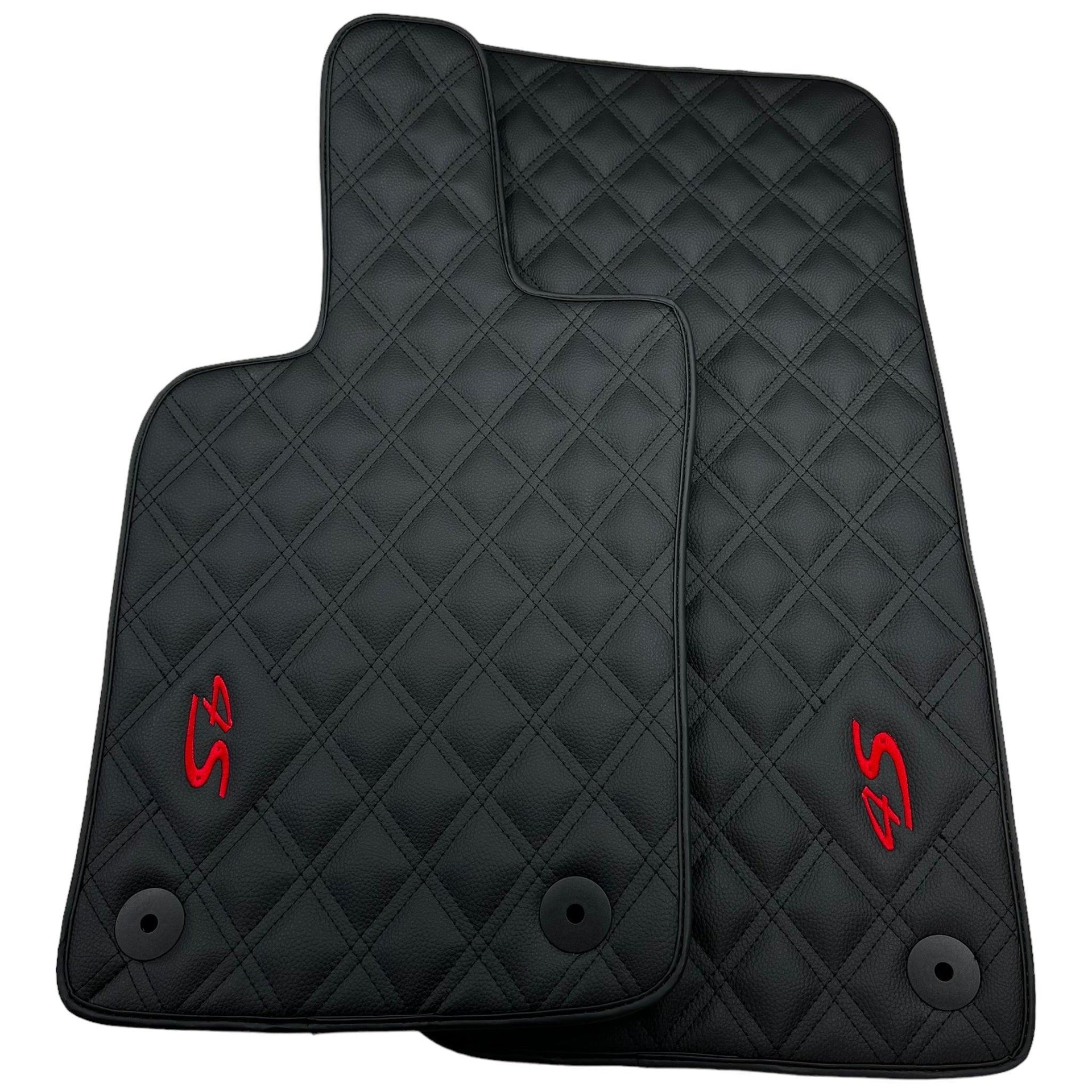Leather Floor Mats For Porsche Panamera (2009-2016) - AutoWin