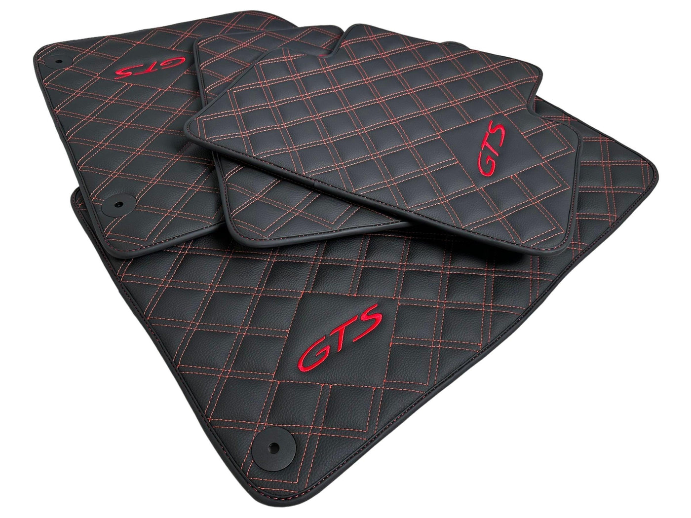 Leather Floor Mats for Porsche Taycan (2019-2023) - AutoWin