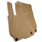 Beige Leather Floor Mats for Mercedes Benz S-Class W221 (2005-2013) Long Wheelbase - NO LOGO - AutoWin