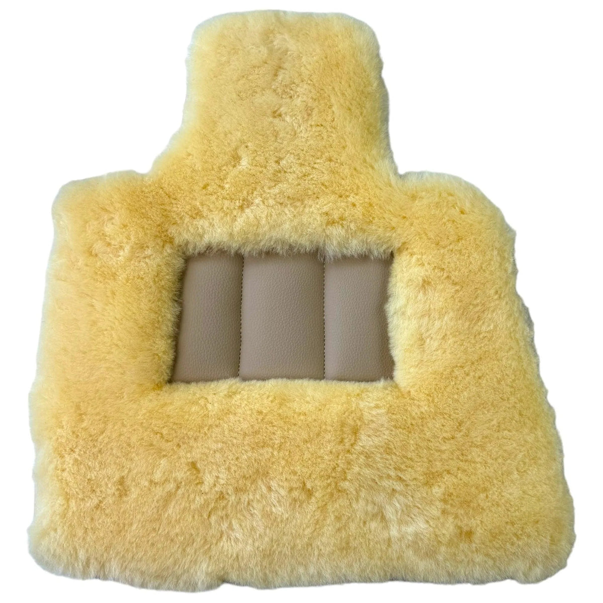 Natural Color Medical Sheepskin Floor Mats for Rolls Royce Ghost Series II (2021-2024) | Relugan