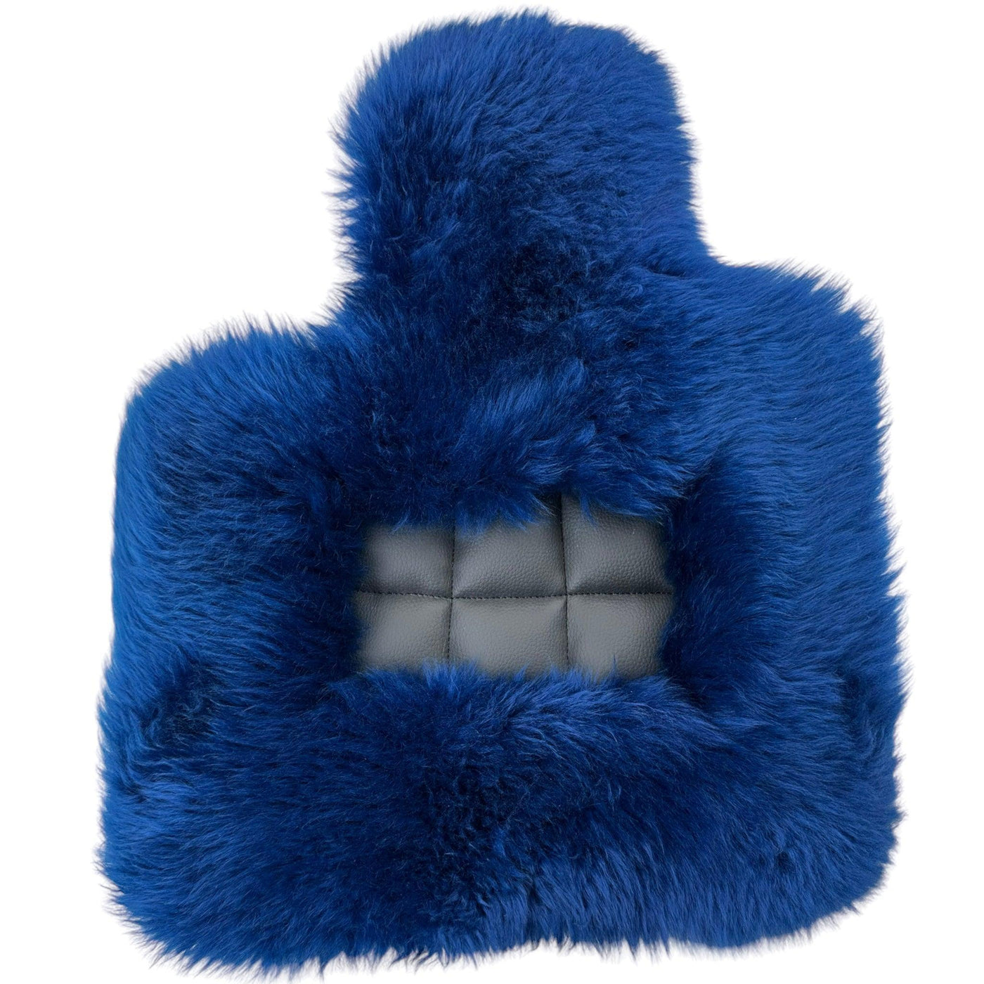 Navy Blue Sheepskin Floor Mats for Rolls Royce Wraith (2013–2023) | ER56 Design - AutoWin