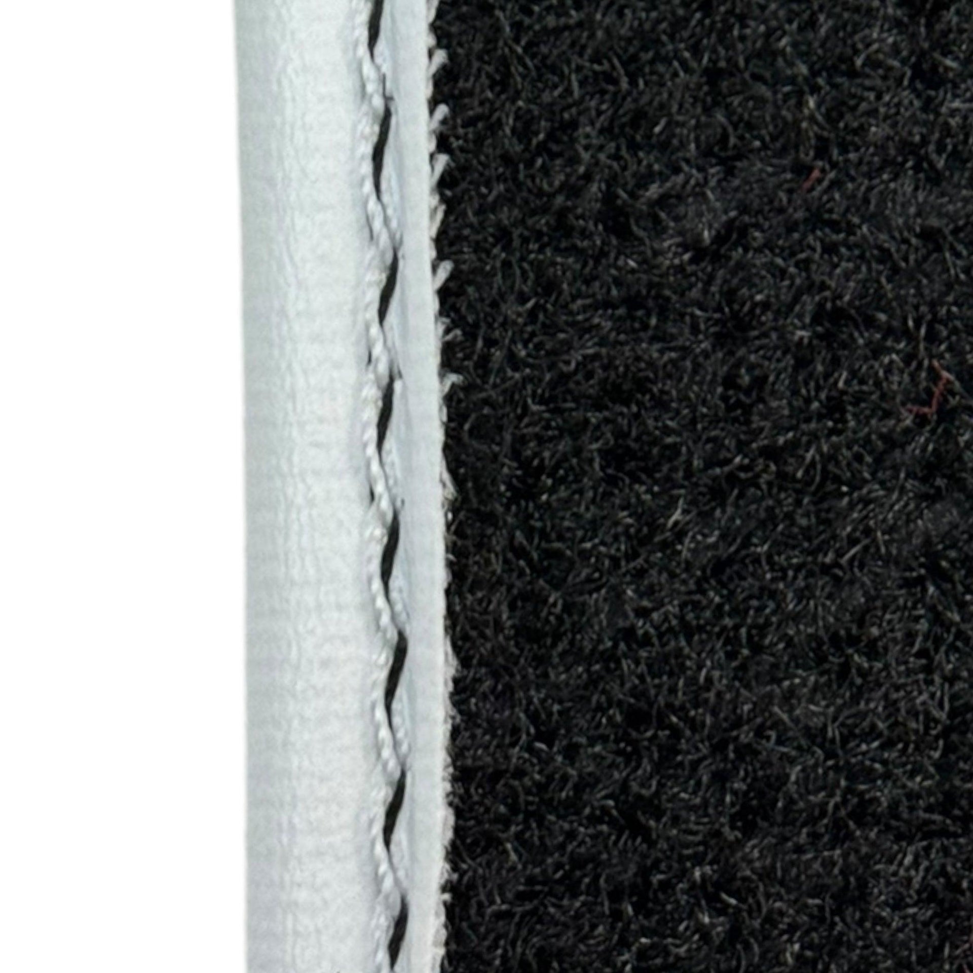 Orange Leather Floor Mats for Lamborghini Huracan with White Trim - AutoWin