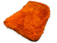 Orange Sheepskin Floor Mats For Rolls Royce Ghost Series II (2021-2024) ER56 Design Brand - AutoWin