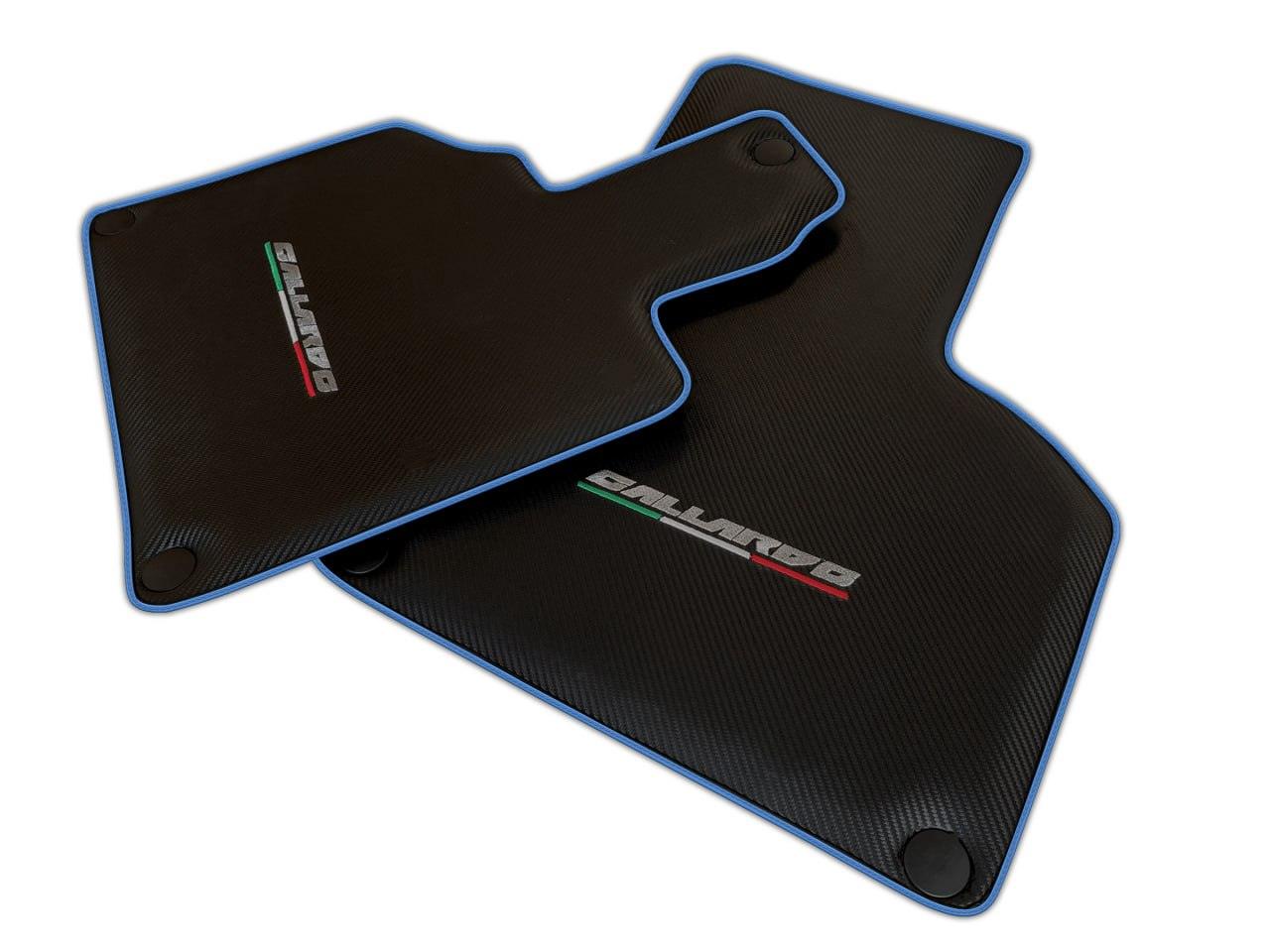 Black Floor Mats for Lamborghini Gallardo (2004-2014) | Various Trim Colors