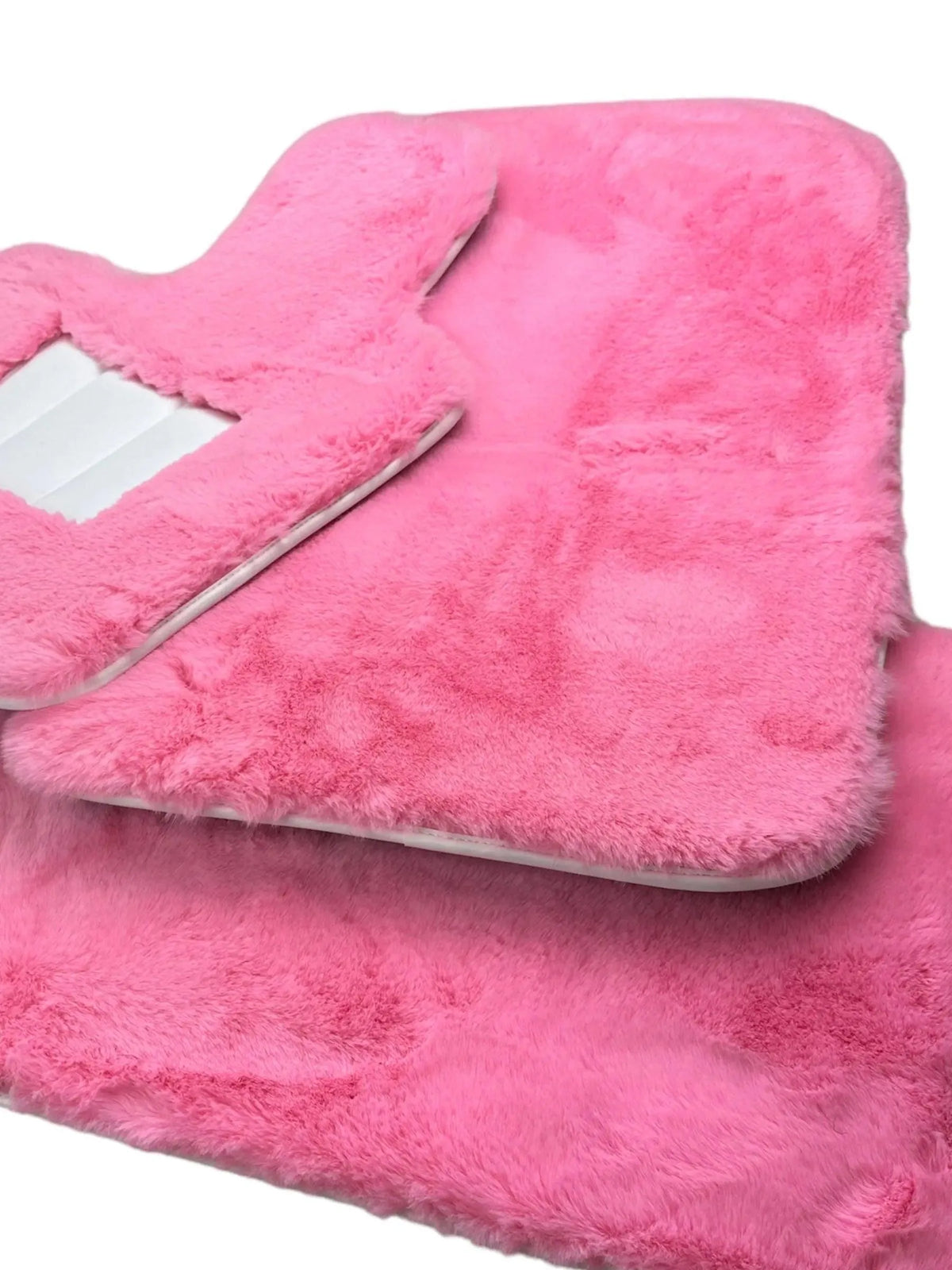 Pink Sheepskin Floor Mats For Rolls Royce Ghost Series II (2021-2024) Er56 Design Brand