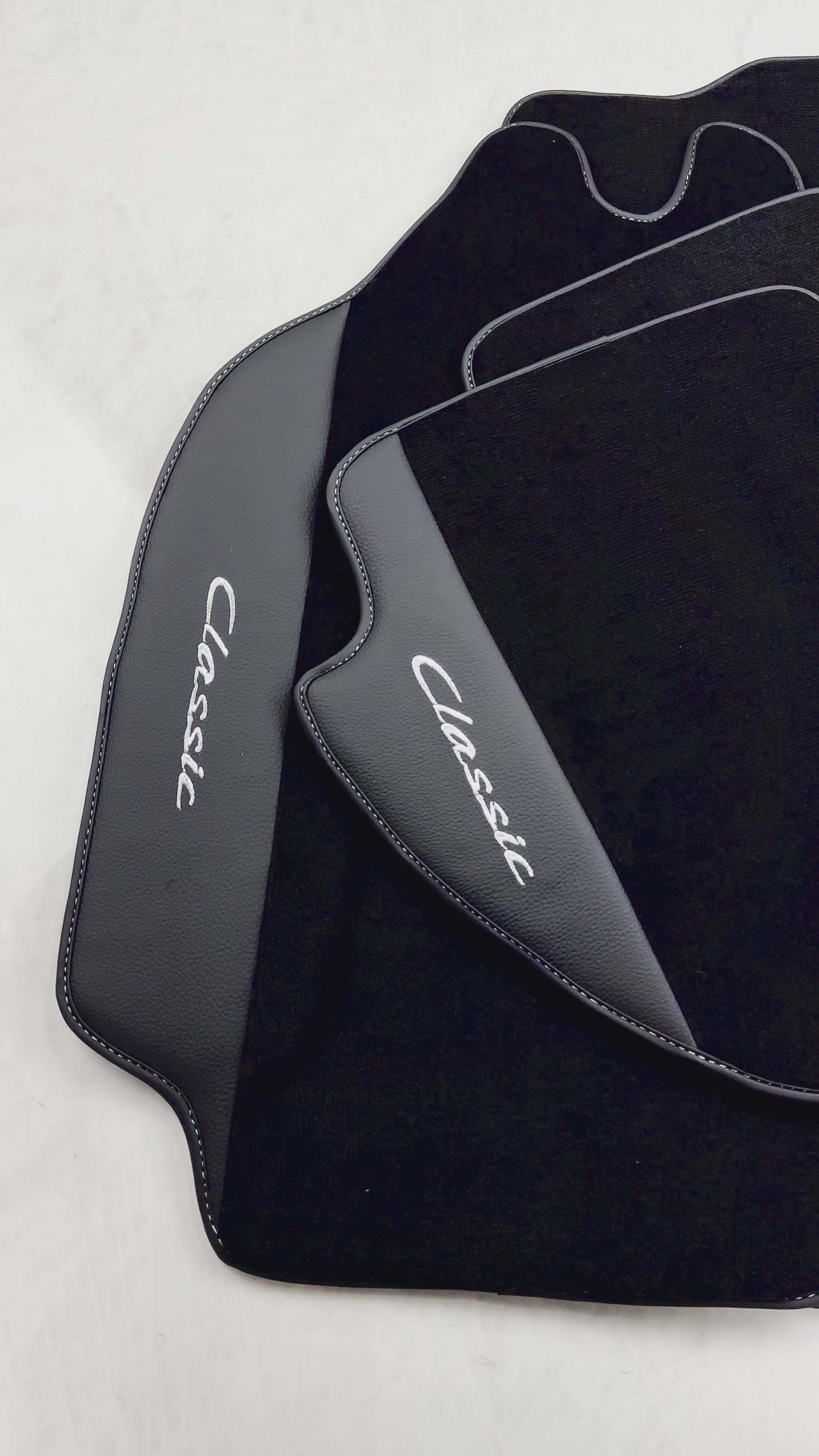 Czarne dywaniki samochodowe do Porsche 911 - 964 (1989-1994) - AutoWin