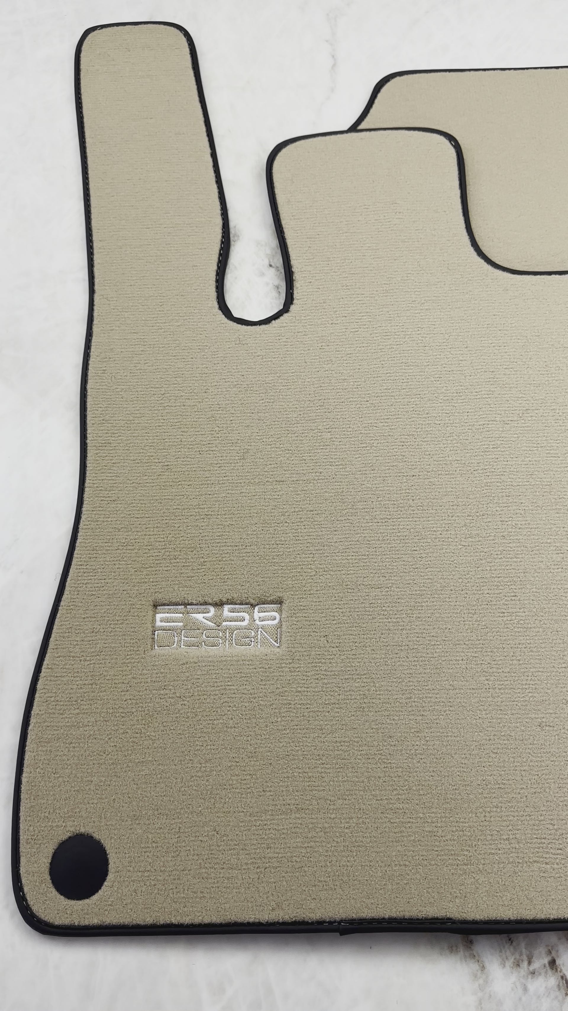 Beige Floor Mats For Mercedes-Benz SL R231 2012–2022 - AutoWin