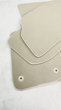 Beige Floor Mats For Bentley Continental GT (2018–2023)