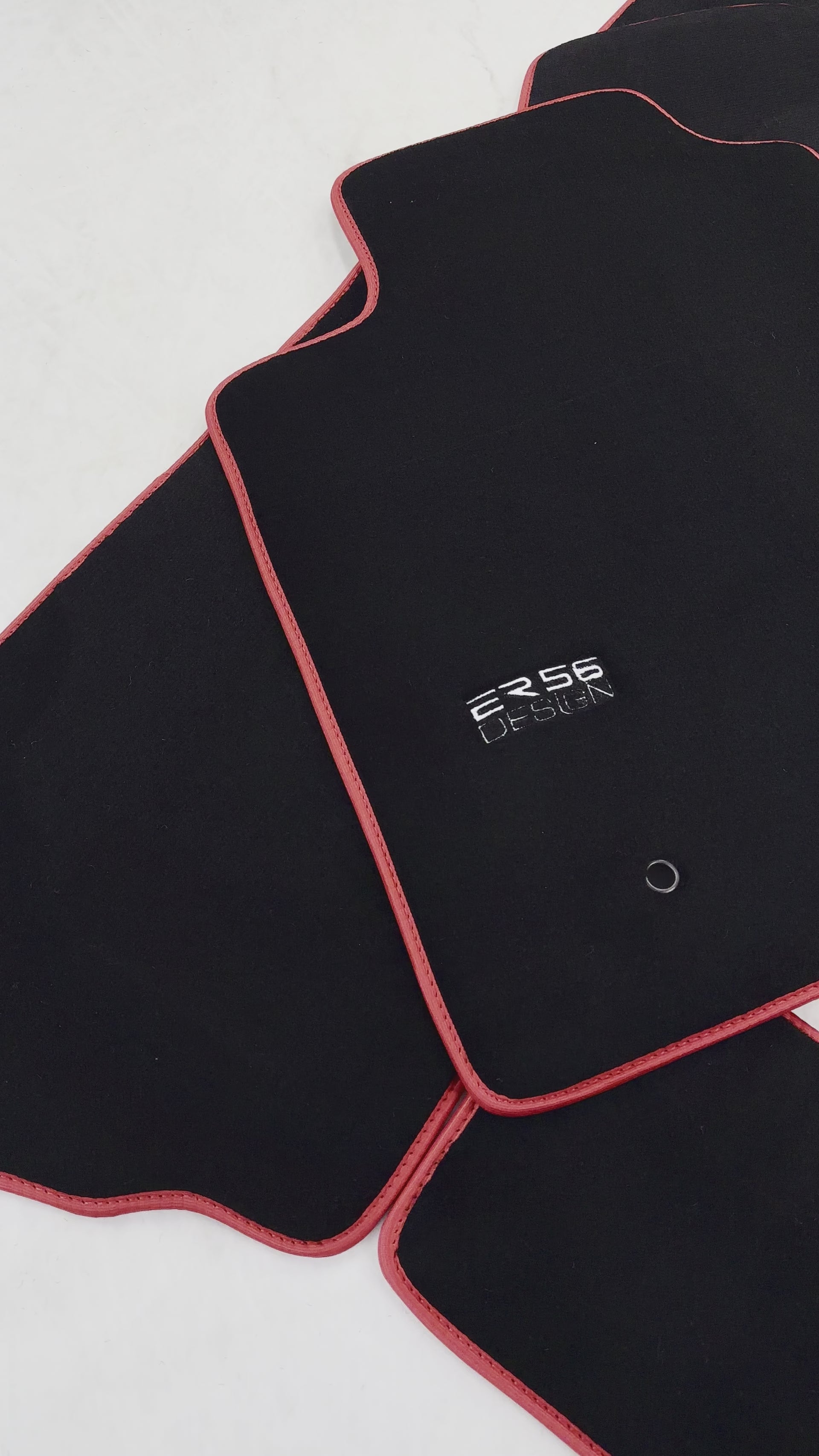 Czarne dywaniki samochodowe do Toyoty Corolli Verso (2004-2009) Projekt ER56 - ER56 Design