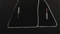 Black Floor Mats for Ferrari 296 GTB (2022-2025) with Beige Trim