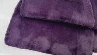Purple Sheepskin Floor Mats for Rolls-Royce Phantom Drophead Coupe (2007-2016)