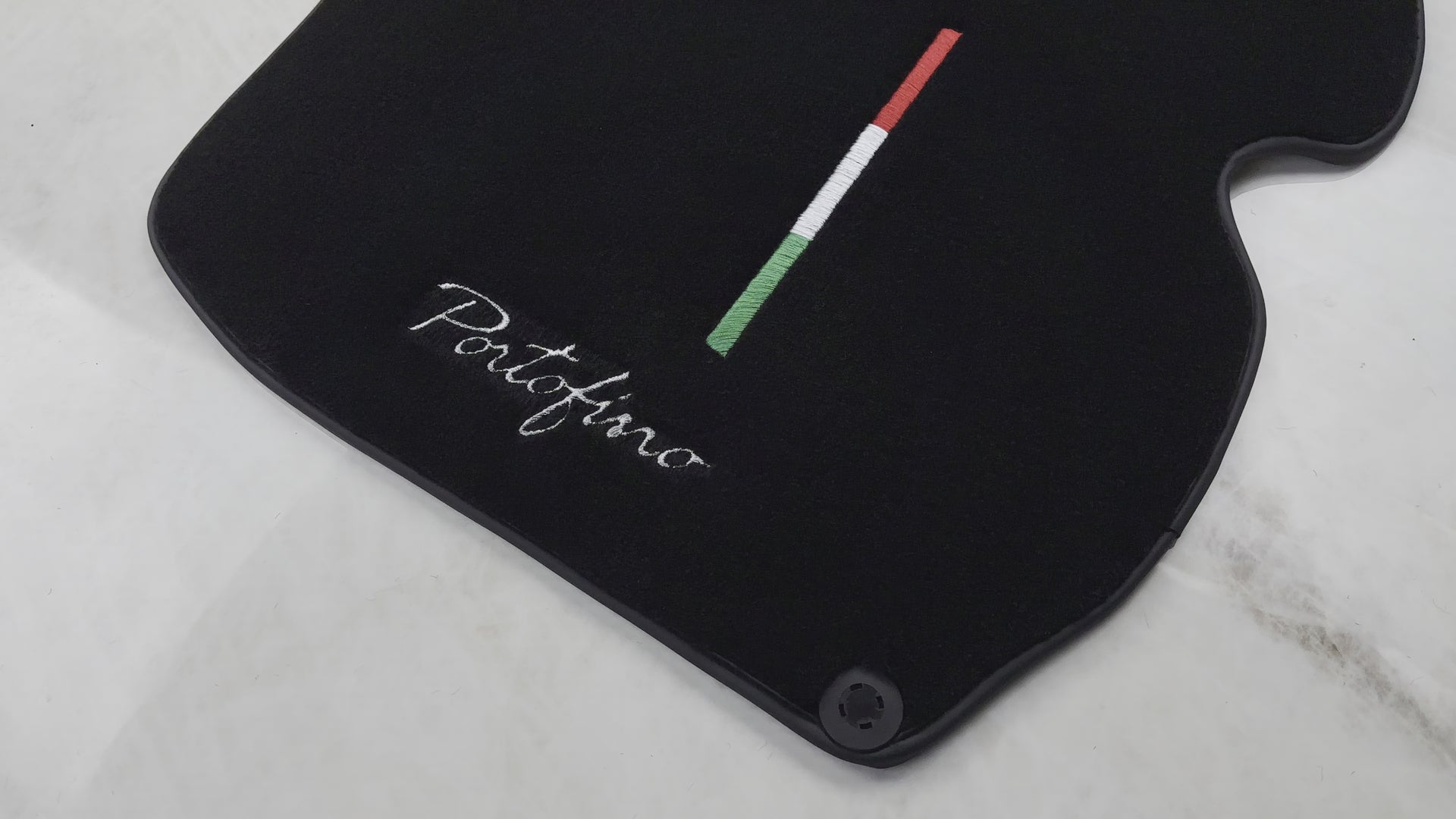 Black Floor Mats for Ferrari Portofino (2018-2023) Italian Edition - AutoWin