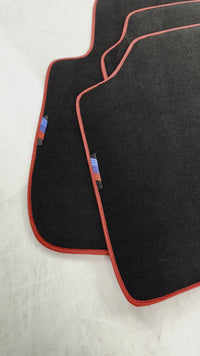 Czarne dywaniki samochodowe do BMW serii 3 F34 GT 2013-2020 z pakietem M