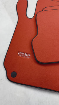 Red Floor Mats For Mercedes-Benz C-Class W204 (2007-2014)