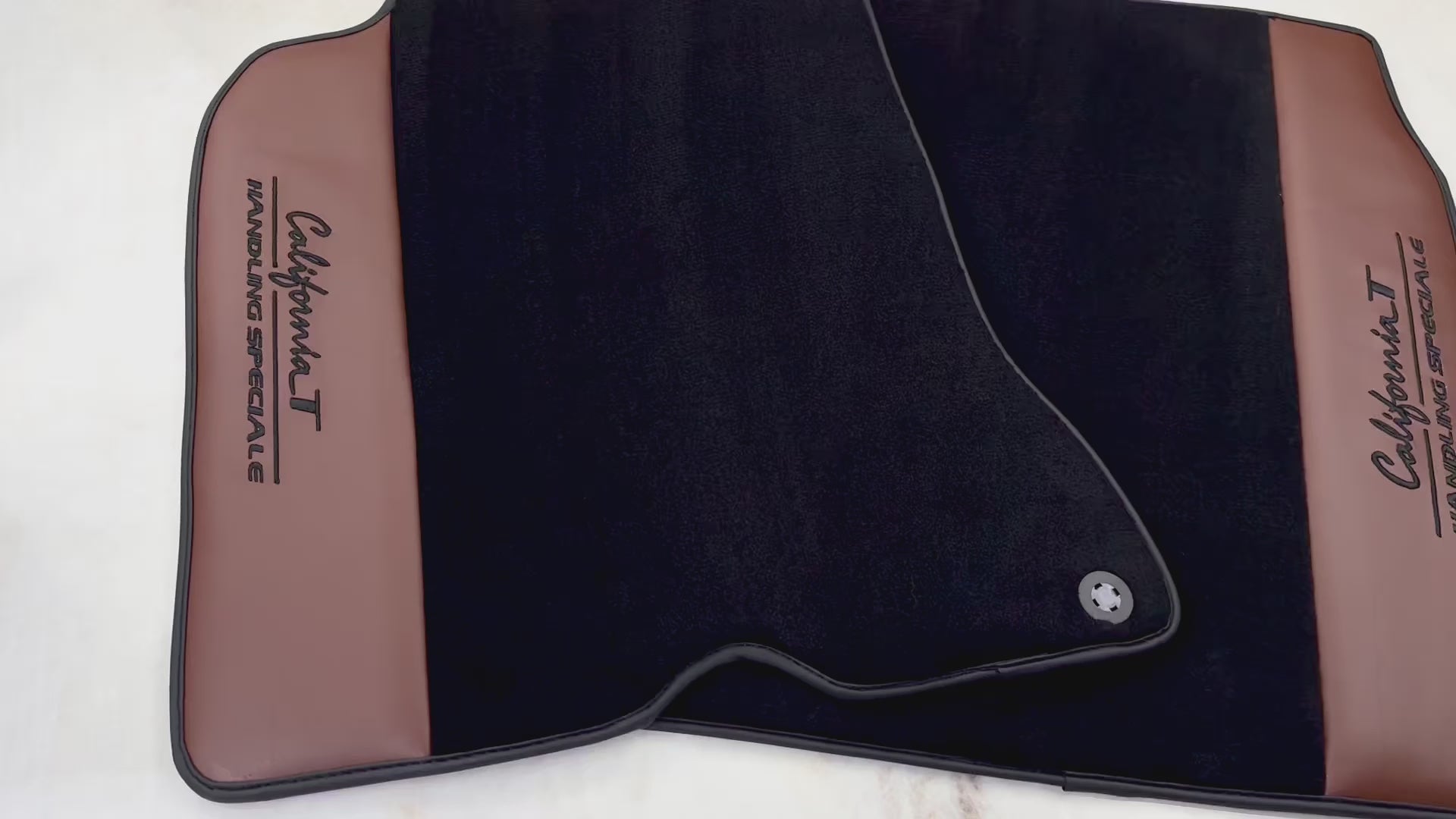 Floor Mats for Ferrari California T (2015-2018) Cuoio Nappa | Handling Speciale - AutoWin