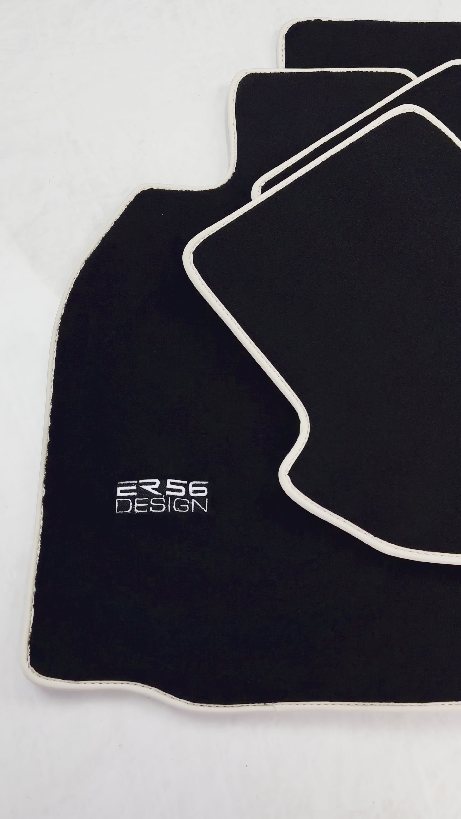 Black Floor Mats for Porsche 911 - 997 (2005-2011) ER56 Design - ER56 Design