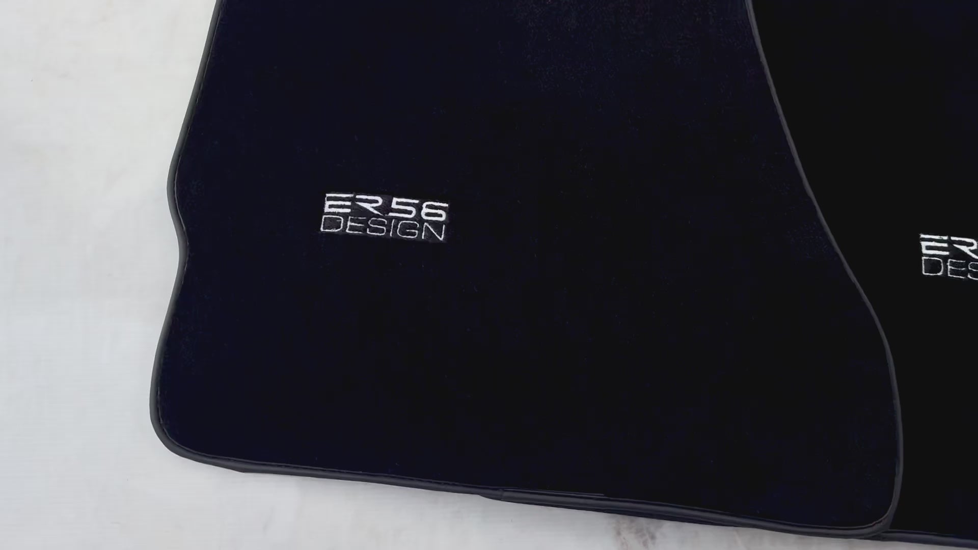 Black Floor Mats for Aston Martin Vanquish (2012–2018) ER56 Design - ER56 Design