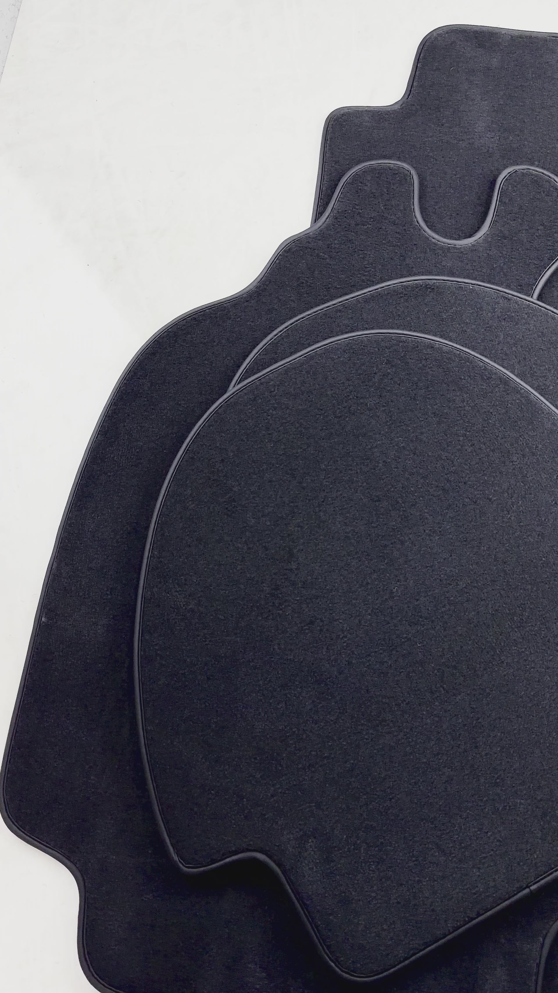 Czarne dywaniki samochodowe do Porsche 911 - 964 (1989-1994) - AutoWin