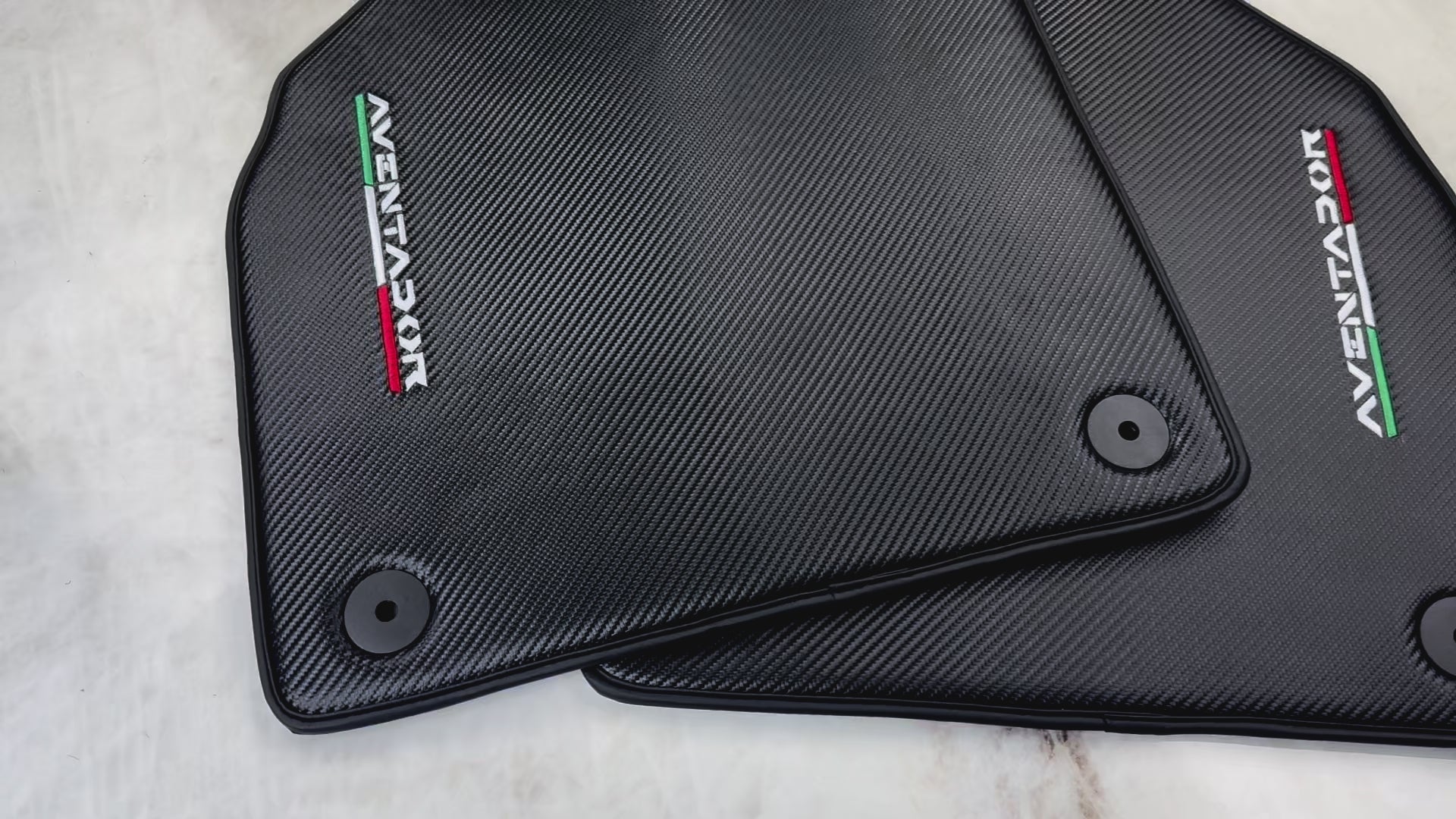 Carbon Fiber Floor Mats for Lamborghini Aventador - AutoWin.EU