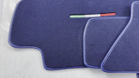 Ciemnoniebieskie dywaniki samochodowe do Ferrari 512 TR 1992-1994