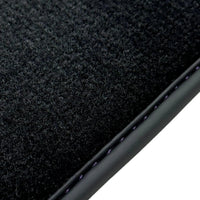 Purple Leather Black Floor Mats for McLaren 600 LT (2018-2020) | Black Trim - AutoWin