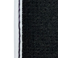 Purple Leather Floor Mats for Lamborghini Huracan with White Trim - AutoWin