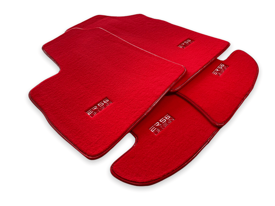 Red Floor Mats For Bentley Continental GTC (2011-2018) Er56 Design - AutoWin