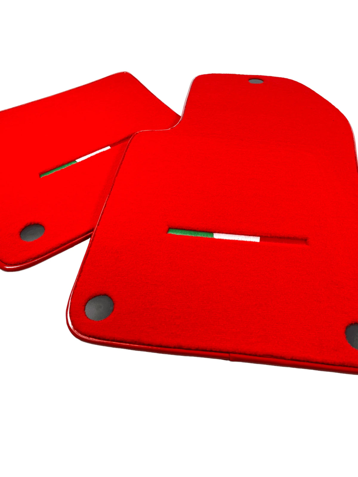 Red Floor Mats For Ferrari 599 Coupe 2006-2012 Italian Edition - AutoWin