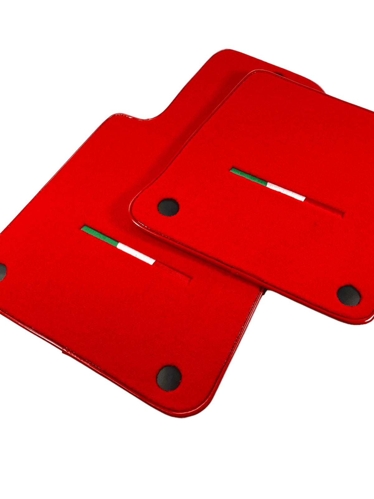 Red Floor Mats For Ferrari 612 Scaglietti 2005-2011 Italian Edition - AutoWin