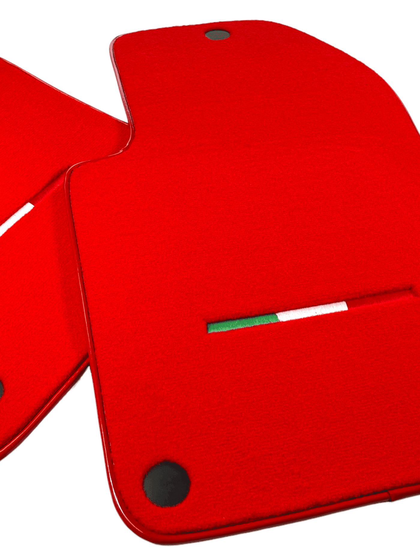 Red Floor Mats For Ferrari 612 Scaglietti 2005-2011 Italian Edition - AutoWin