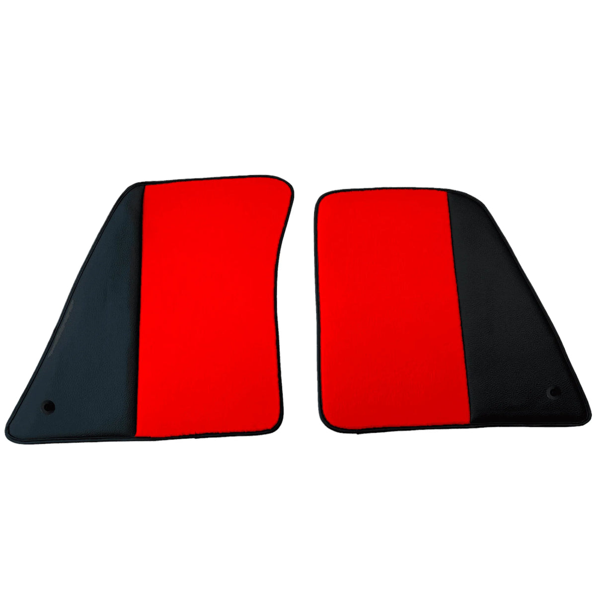 Red Floor Mats for Ferrari SF90 Stradale (2019-2024) with Leather