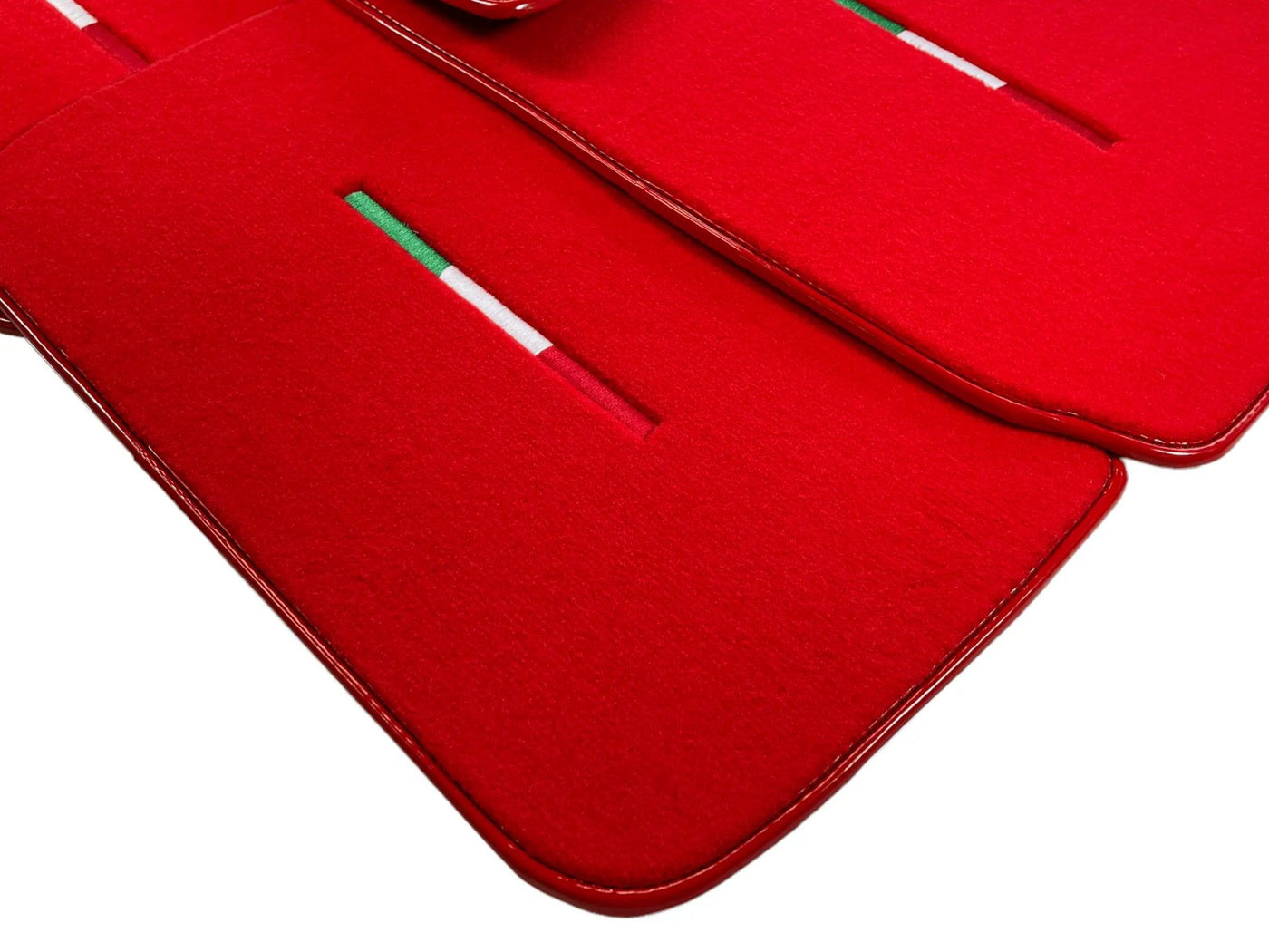 Red Floor Mats For Maserati Grecale (2023-2024) Italy Edition - AutoWin