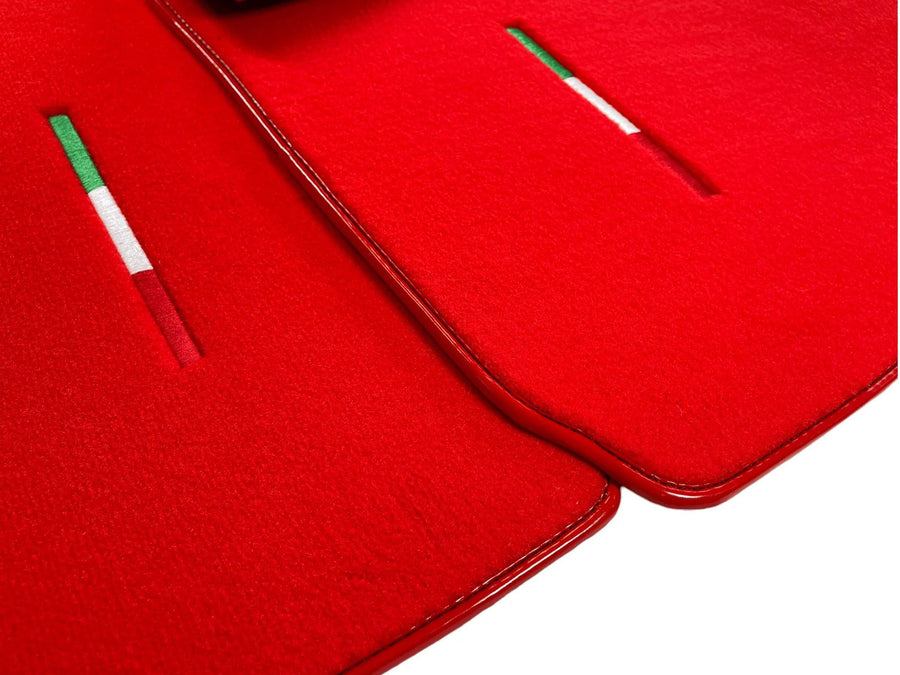 Red Floor Mats For Maserati Levante (2017-2023) Italy Edition - AutoWin