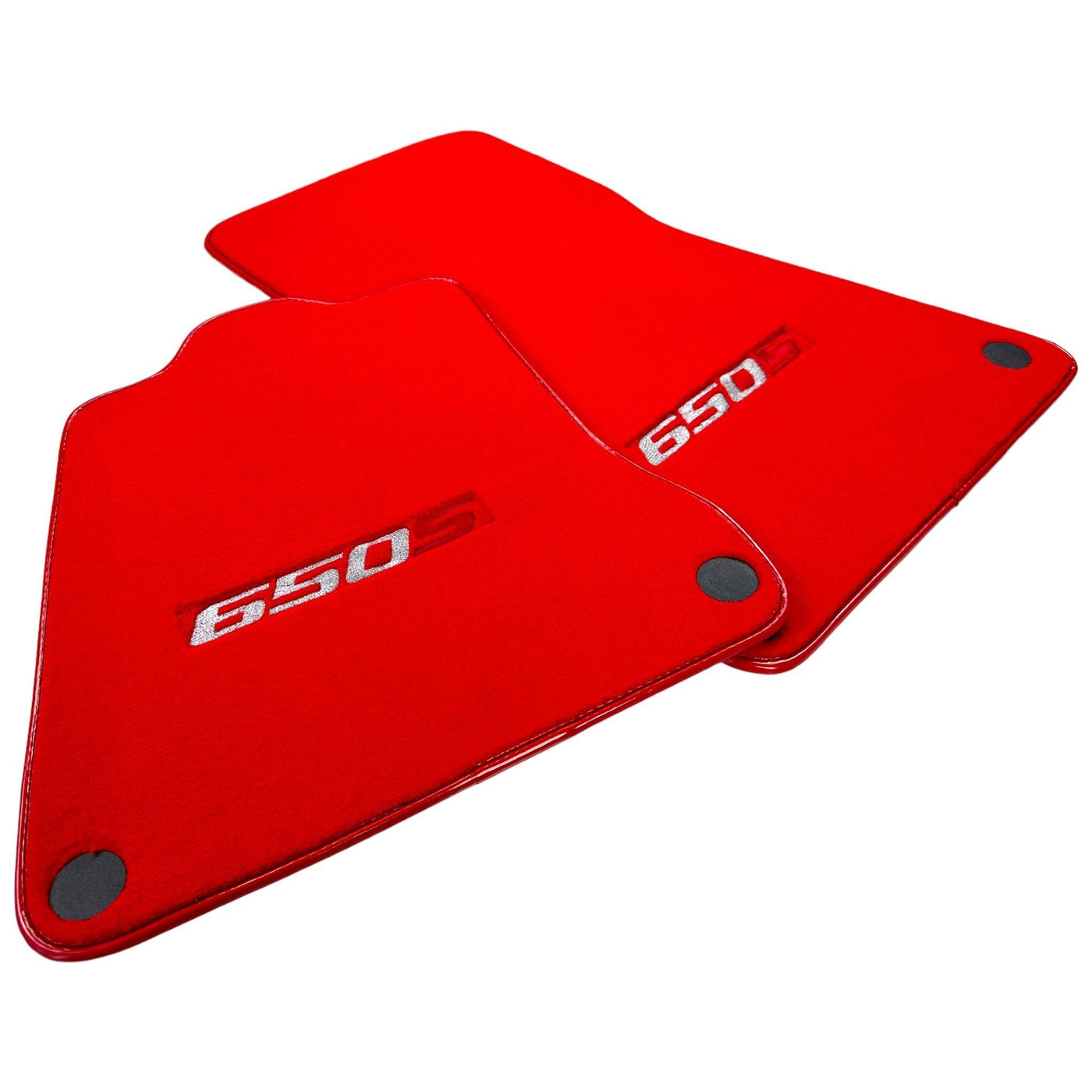 Red Floor Mats For McLaren 650S Tailored - AutoWin