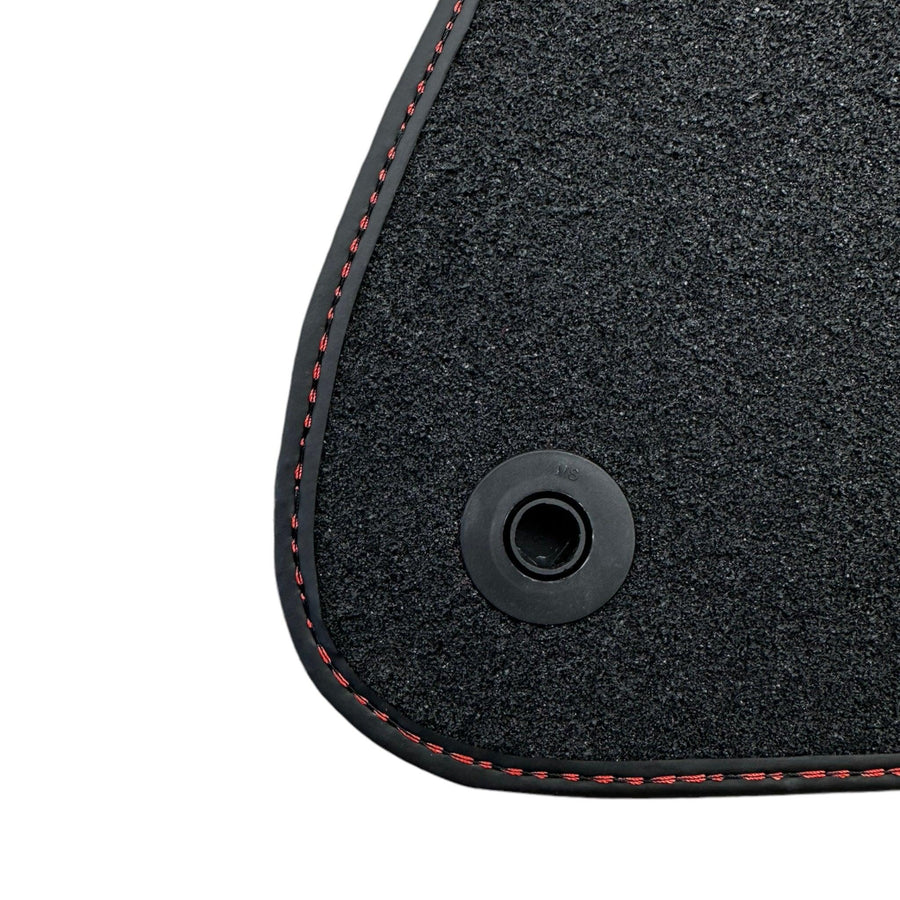 Red Floor Mats For Mercedes-Benz C-Class W204 (2007-2014) - AutoWin