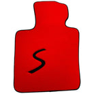 Red Floor Mats for Mini Cooper / One R53 (2001-2007) Cooper S - AutoWin