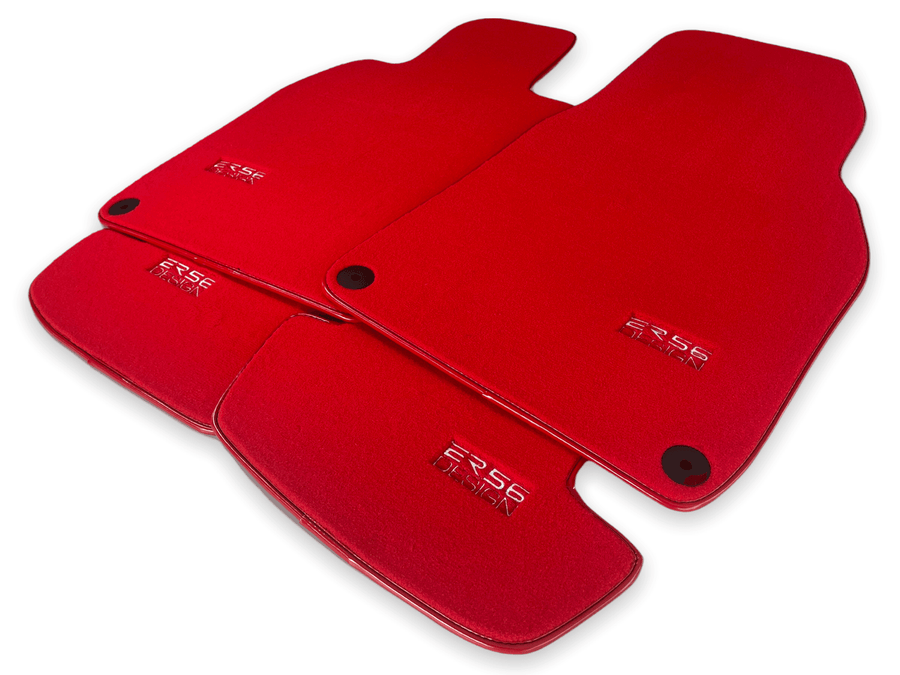 Red Floor Mats for Porsche 911 - 991 (2012-2019) | ER56 Design - AutoWin
