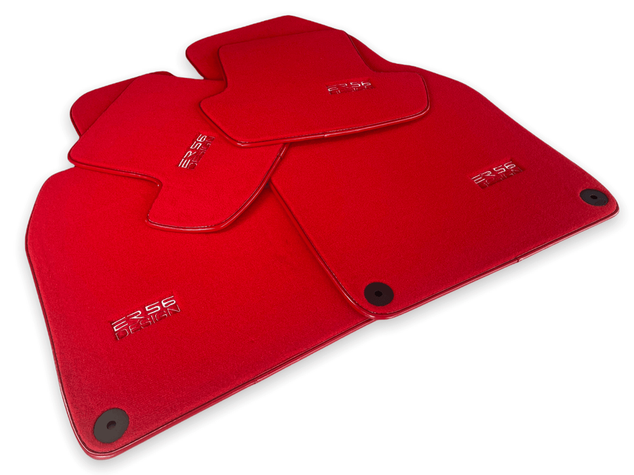 Red Floor Mats for Porsche Panamera (2017-2023) | ER56 Design - AutoWin