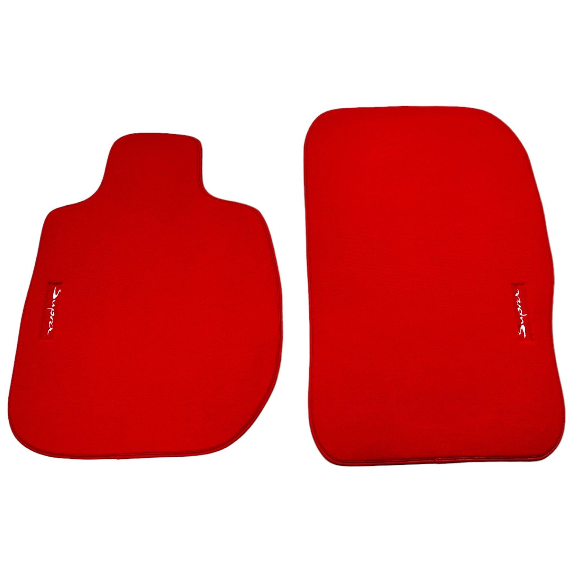 Red Floor Mats for Toyota GR Supra A90 (2019-2023) - AutoWin