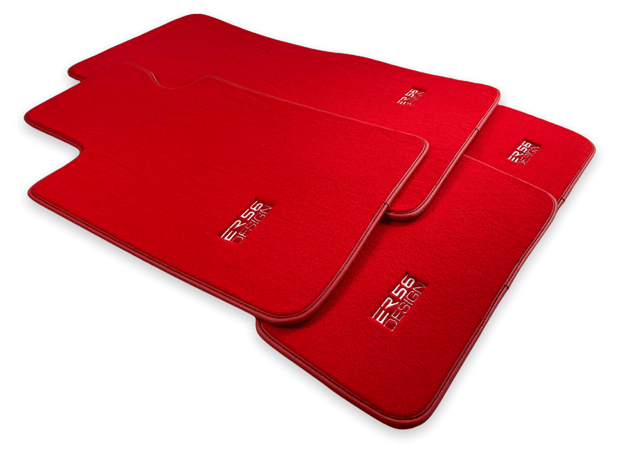 Red Mats For BMW Gran Tourer F46 (2015-2022) 7 Seats - ER56 Design Brand - AutoWin