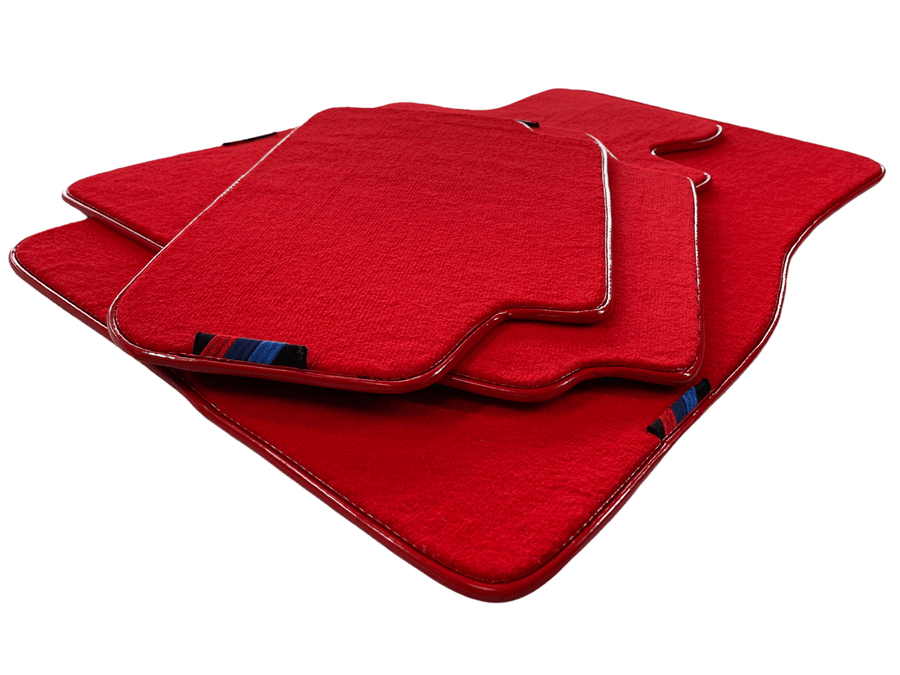 Red Mats For BMW Gran Tourer F46 (2015-2022) 7 Seats With M Package AutoWin Brand - AutoWin
