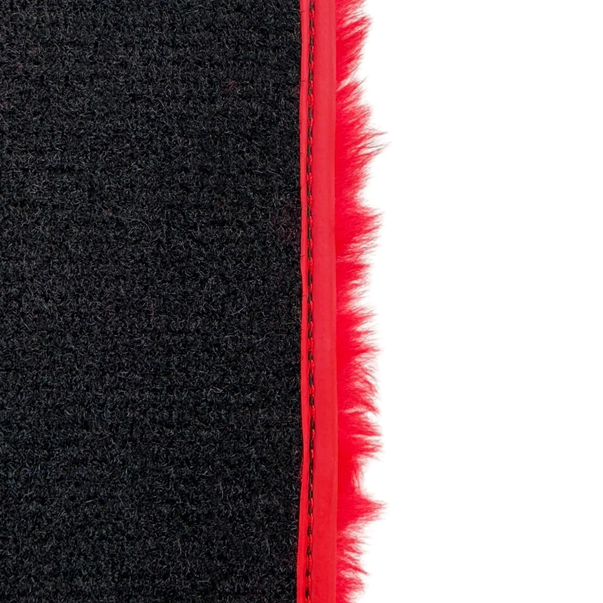 Red Sheepskin Floor Mats for Ferrari 296 GTB (2022-2027)