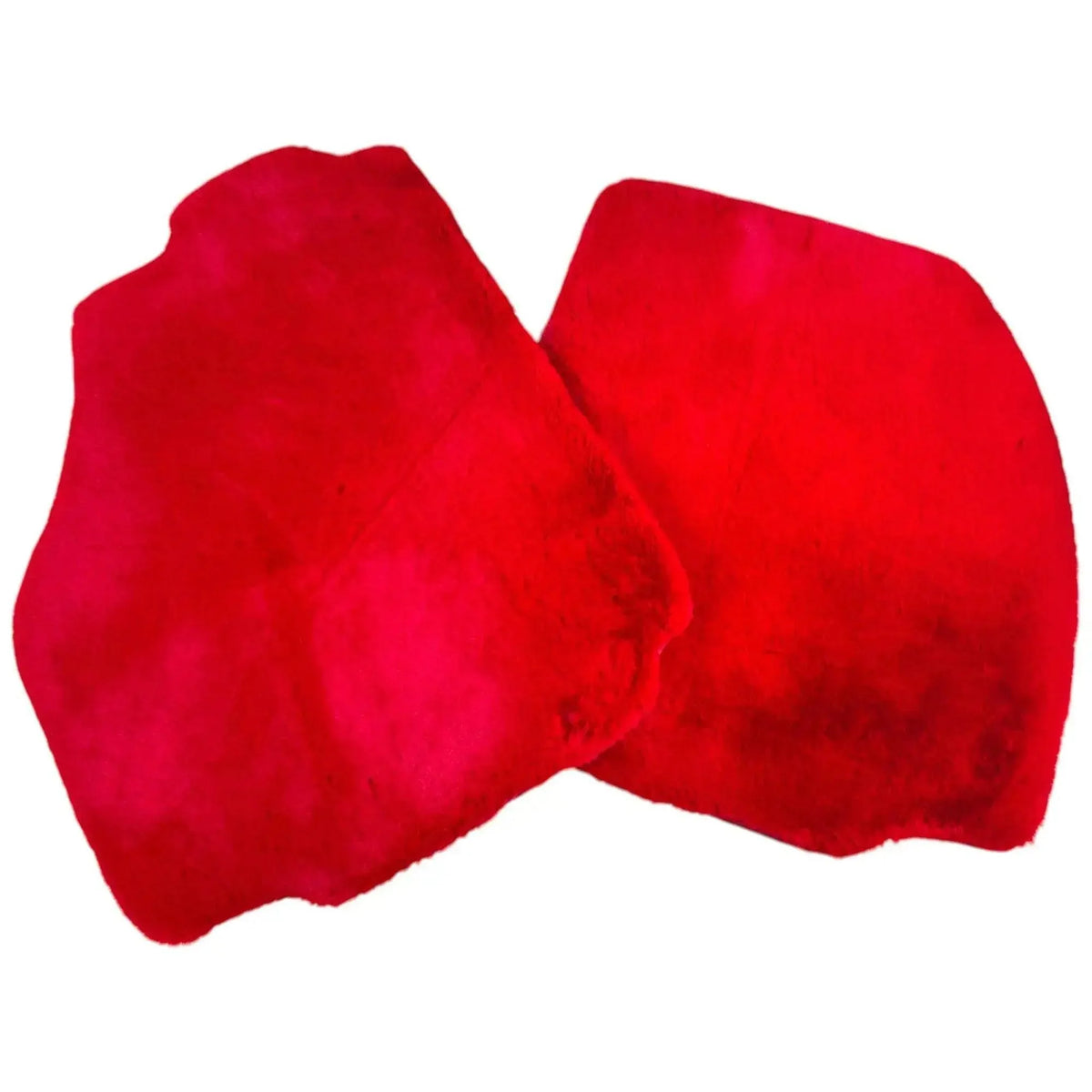 Red Sheepskin Floor Mats for Ferrari F8 Spider (2019-2023)