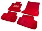 Red Sheepskin Floor Mats For Rolls Royce Shadow 1965-1977 Er56 Design Brand - AutoWin