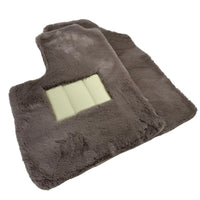 Sheepskin Floor Mats For Bentley Continental GTC (2011-2018) Er56 Design - AutoWin