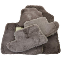 Sheepskin Floor Mats For Bentley Continental GTC (2018-2023) ER56 Design - AutoWin